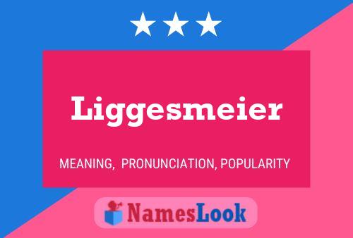 Liggesmeier Name Poster