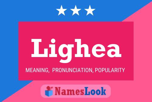 Lighea Name Poster