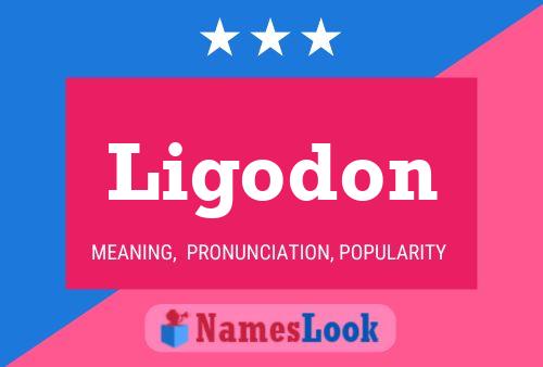 Ligodon Name Poster