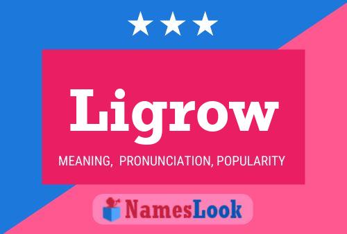 Ligrow Name Poster