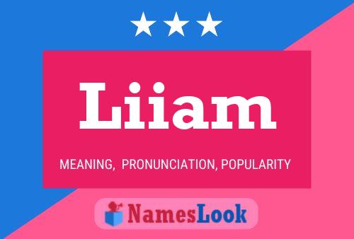 Liiam Name Poster