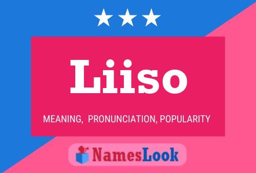 Liiso Name Poster