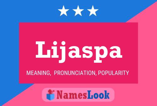 Lijaspa Name Poster