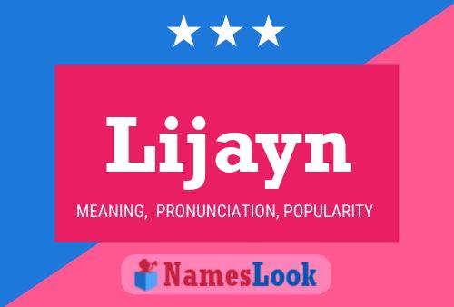 Lijayn Name Poster