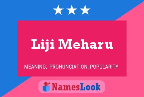 Liji Meharu Name Poster