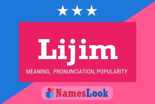 Lijim Name Poster