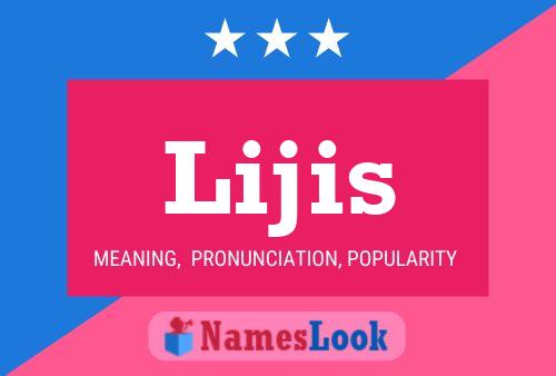 Lijis Name Poster