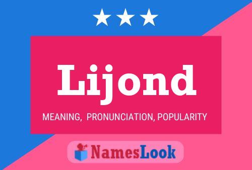 Lijond Name Poster