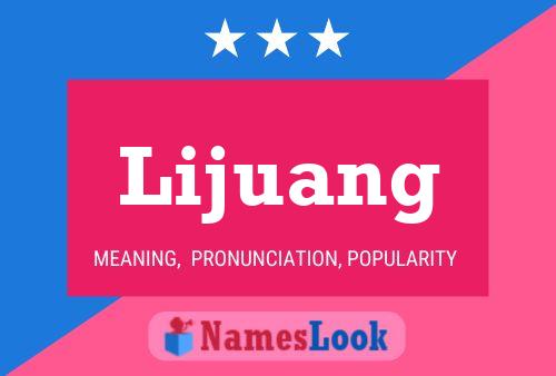 Lijuang Name Poster