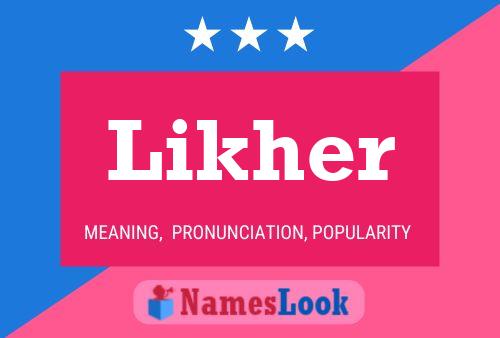 Likher Name Poster