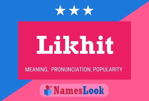 Likhit Name Poster