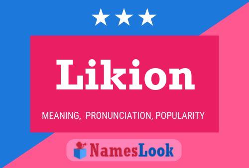 Likion Name Poster