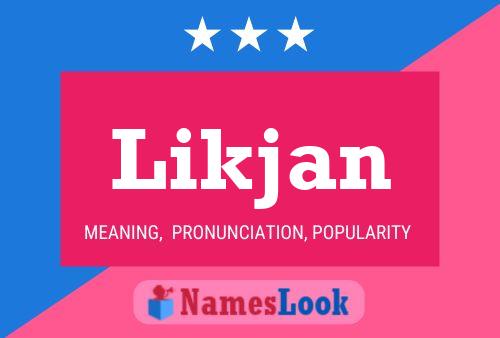 Likjan Name Poster