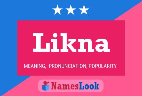 Likna Name Poster