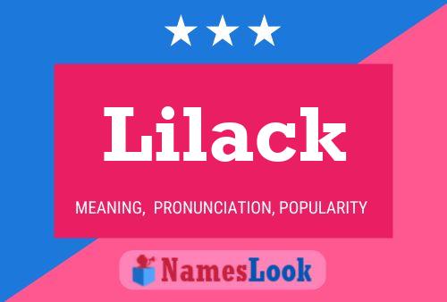 Lilack Name Poster