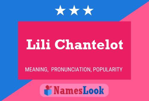 Lili Chantelot Name Poster