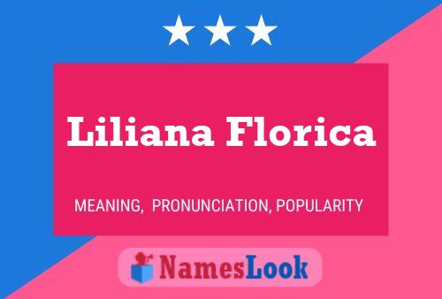 Liliana Florica Name Poster