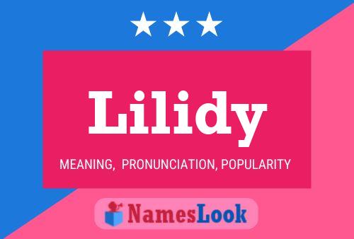 Lilidy Name Poster