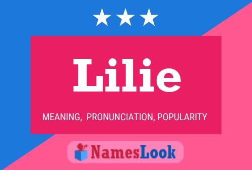 Lilie Name Poster