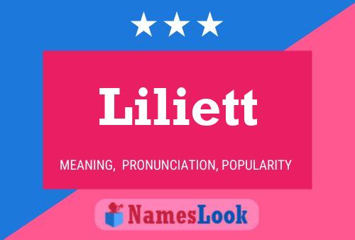 Liliett Name Poster