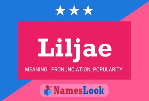 Liljae Name Poster