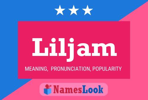 Liljam Name Poster