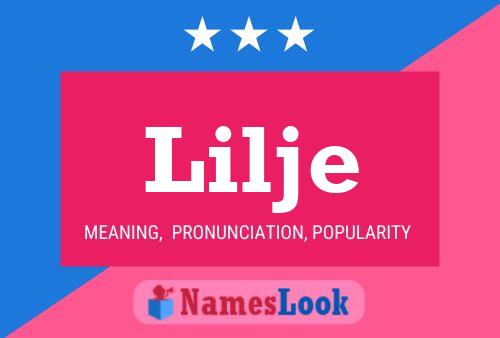 Lilje Name Poster