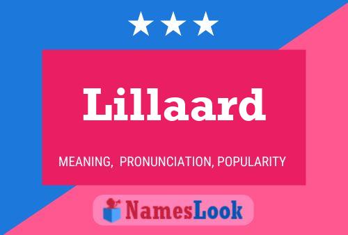 Lillaard Name Poster