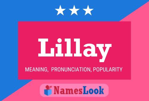 Lillay Name Poster