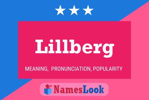 Lillberg Name Poster