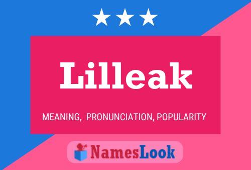 Lilleak Name Poster