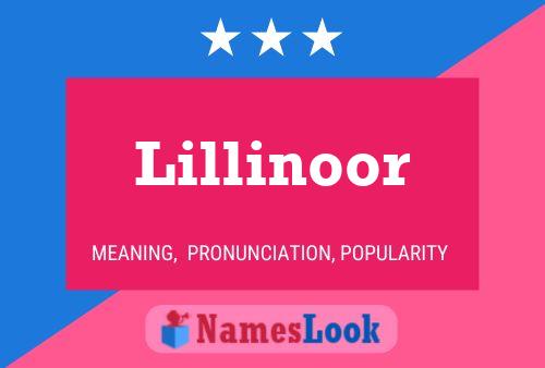 Lillinoor Name Poster