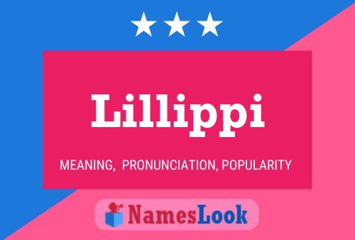 Lillippi Name Poster