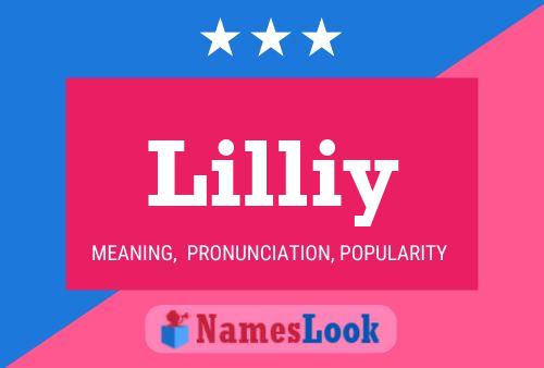 Lilliy Name Poster