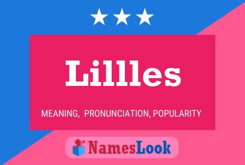 Lillles Name Poster