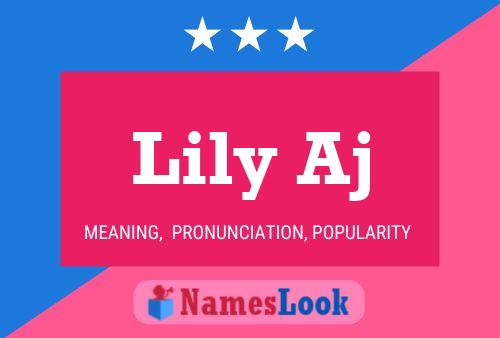 Lily Aj Name Poster