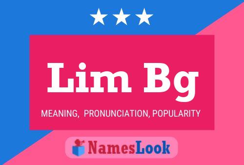 Lim Bg Name Poster