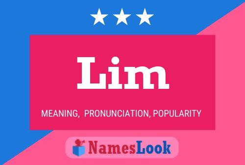 Lim Name Poster