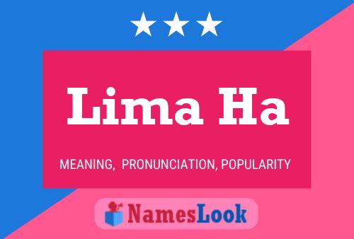 Lima Ha Name Poster