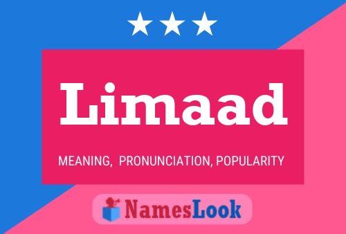 Limaad Name Poster