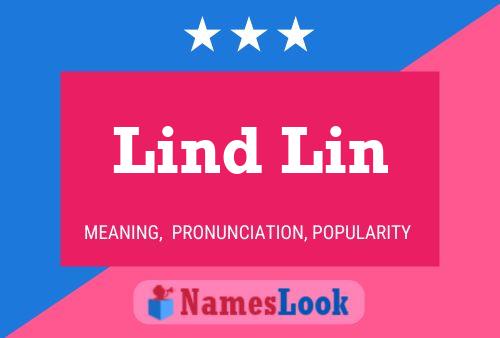 Lind Lin Name Poster