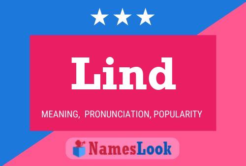 Lind Name Poster