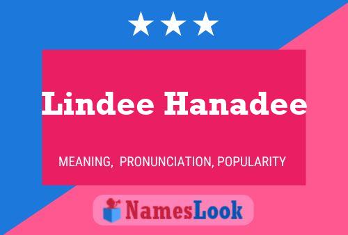 Lindee Hanadee Name Poster