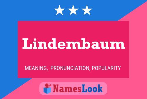 Lindembaum Name Poster