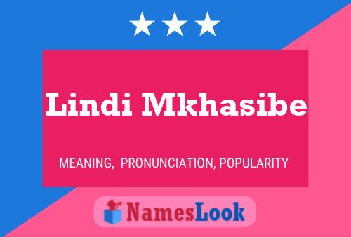 Lindi Mkhasibe Name Poster