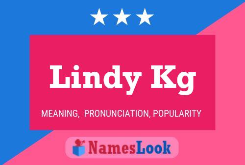 Lindy Kg Name Poster