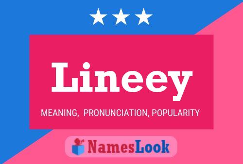 Lineey Name Poster