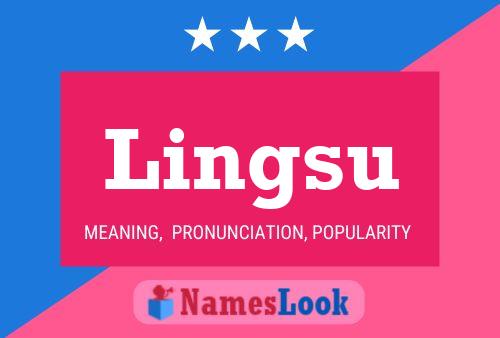 Lingsu Name Poster