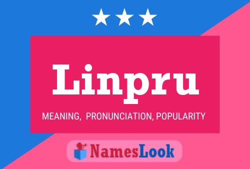 Linpru Name Poster