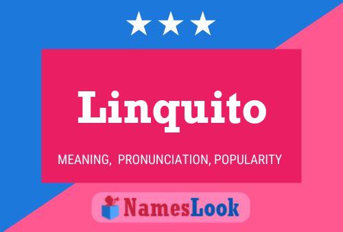 Linquito Name Poster